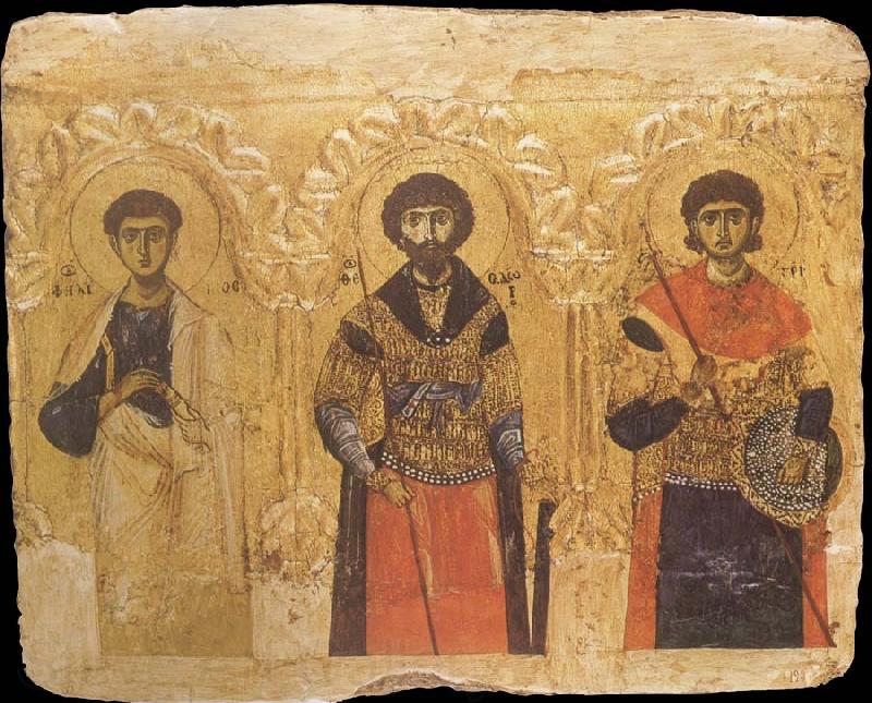 unknow artist The Apostle Phillip and the Saints Theodore and Demetrius